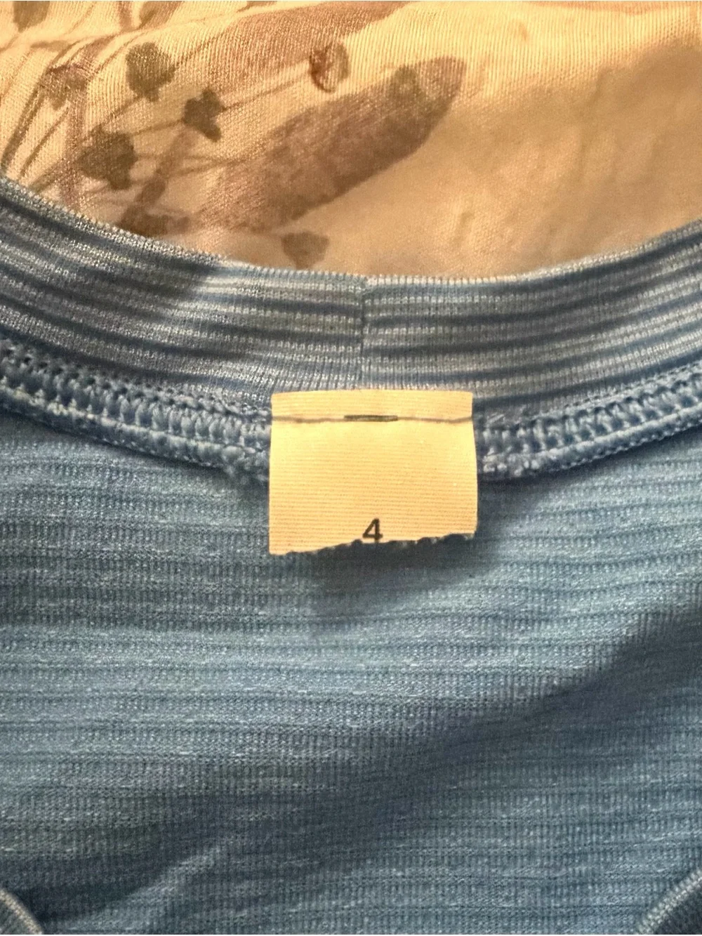 lululemon athletica Short Sleeve Ribbed Crop Top - Light Blue